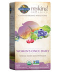 Garden of Life Multivitamin for Women mykind Organics Women's Once Daily Multi Tablets, Biotin, Fruit, 60 Count