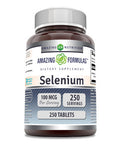 Amazing Formulas Selenium 100 Mcg 250 Tablets Supplement