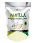AKI Vanilla Water Extracted Powder From Authentic Beans for Flavoring, Cooking, Baking & Smoothies - Sugar Free & Alcohol Free - Added 2% Monk Fruit Sweetener - Non-GMO & Vegan (2.11oz/60g)