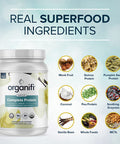 Organifi Complete Protein Vanilla Flavor - Organic Vegan Plant Based Protein Powder With Digestive Enzymes - 30 Day Supply - No Soy, Dairy, Or Gluten