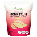 Durelife Golden Monk Fruit Sweetener, 1:1 Sugar Replacement, Keto Diet Friendly, Zero Calorie, Kosher Sugar Substitute, Golden - 10 lb Bulk Size