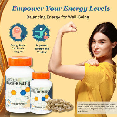 Transfer Factor Enhanced, 100 Natural Capsules, Immune Support - Transfer Factor Multi Immune from Cow Colostrum, Egg Yolk & Special Blend of Mushrooms