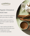 Starwest Organic Cinnamon Sticks 1 Lb 2 3/4" Length | For Baking Cooking & Beverages | Non-Gmo her