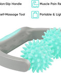 Coolife Fascia Release Spiky Massage Roller, Cellulite Massager - Deep Tissue Massage Tool For Neck Shoulder Legs, 2 Balls Pressure Trigger Point Myofascial Manual Body Massager For Women Men