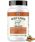 Left Coast Performance Beef Organ Supplement for Women + Organic Beef Liver Capsules - Organic Nutrient Dense Superfood for Overall Energy Health & Wellness - No Fillers Freeze Dried Supplements