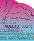 Nootropics Depot Sabroxy Tablets | 500mg | 30 Count | Minimum 10% Oroxylin-A | Oroxylum indicum | May Help Promote Focus & Motivation | May Help Promote Cognitive Function