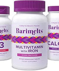 BariMelts PostBariatric Surgery Immunity Pack Bundle Multivitamin with Iron Calcium Citrate and Vitamin D3