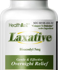 HealthA2Z Laxative Bisacodyl 5mg Gentle and Fast Overnight Relief for Constipation