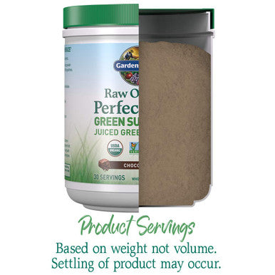 Garden of Life - Perfect Food Raw Super Green Formula Chocolate Cacao 11.9 Oz. 116527