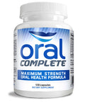 Oral Complete 11-in-1 Dental Probiotics, Bad Breath Treatment Halitosis Tonsil Stone with Non-GMO with BLIS K12, Ashwagandha and Collagen, 120 Capsules