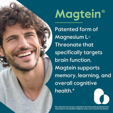 Bestvite Magtein Magnesium L-Threonate Capsules - 2000mg per Serving (120 Vegetarian Capsules) - Patented and Bioavailable Magnesium - No Stearates - No Fillers - Vegan - Non GMO - Gluten