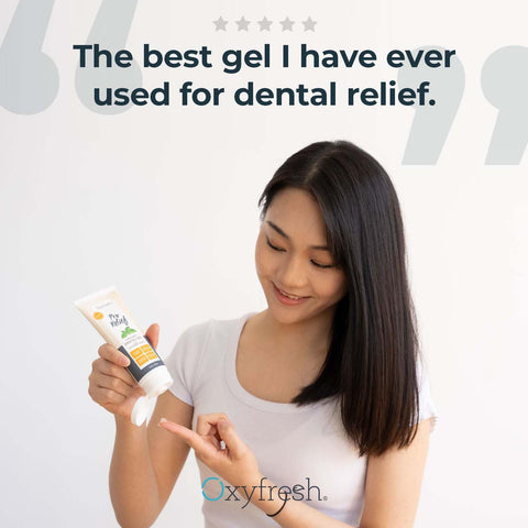 Oxyfresh Pro Relief Fluoride Free Dental Gel With Zinc And For Soothing Irritated Gums And Support Gum Health Infused With Aloe Vera Chamomile And Xylitol Dentist Recommended 4 Oz