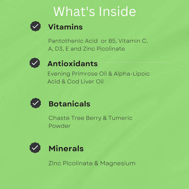 Clear Skin Acne Vitamin System 20 Antioxidants, Botanicals, Minerals & Vitamins 60 Count Pack Of 2
