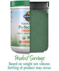 Garden of Life Raw Organic Perfect Food Energizer Juiced Green Superfood Powder - Yerba Mate Pomegranate 30 Servings Green Superfood Powder & Probiotics Gluten Free Whole Food Greens Supplements