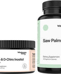 Myo DChiro Inositol Powder Saw Palmetto Hormone Balance Healthy Ovarian Function Fertility and Hair Support Vegan Friendly