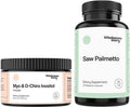 Myo DChiro Inositol Powder Saw Palmetto Hormone Balance Healthy Ovarian Function Fertility and Hair Support Vegan Friendly