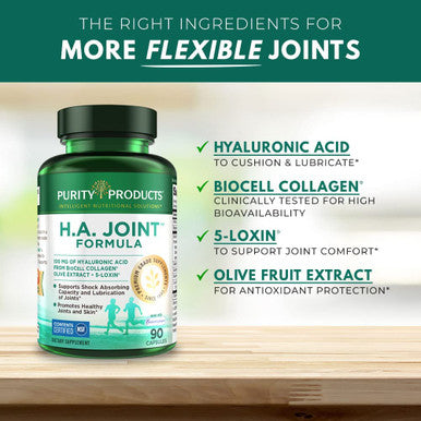 HA Joint Formula Hyaluronic Acid from Purity Products 90 capsules