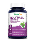 NusaPure Holy Basil 3,000 mg with Bioperine - 200Vcaps. Non-GMO, Vegan, Gluten-Free