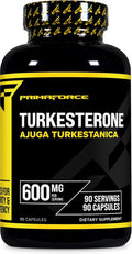 Primaforce Turkesterone 600mg 90 Capsules - Non-GMO & Gluten Supplement