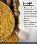 Irwin Naturals Wholebody Turmeric + Curcumin C3 Complex 120 Liquid Softgels With Boswellia Maritime Pine Bark Msm & Rose Hip