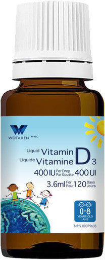 WOTAXEN Liquid Vitamin D3 400IU 3.6ml
