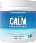 NATURAL VITALITY Raspberry Lemon Calm Magnesium Drink Mix 8 OZ