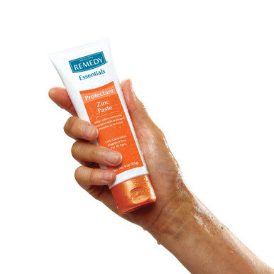 Medline Remedy Essentials Zinc Skin Protectant Paste Cracked or Chapped Skin Unscented 4 oz (12 count)