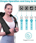 Gifts For Mom, Shiatsu Neck And Back Massager, Neck Massager For Pain Relief Deep Tissue, Kneading Electric Shoulder Massagers For Home, Office, Back Massager Gifts For Family