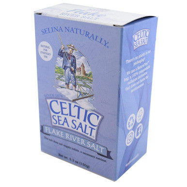 Celtic Sea Salt Flake Salt 5.3 Oz (150 G) Natural Handcrafted Gourmet Salt Flakes Salty 5.3 Oz (Pack of 1)