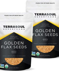 Terrasoul Superfoods Organic Golden Flax Seeds, 2 Lbs - Fiber | Protein | Omega Fats