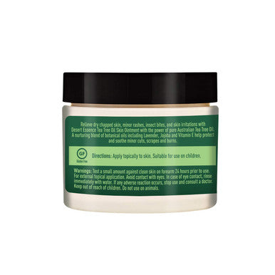 Desert Essence Tea Tree Oil Skin Ointment - 1 Fl Ounce - Pack of 6 - Jojoba & Lavender Essential Oils - Vitamin E - Sweet Almond Extract - Moisturizer For Dry Skin, Skin Irritations, Cuticles
