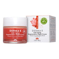 DERMA E Anti-Aging Regenerative Night Cream Firming Astaxanthin Moisturizer for Face Lightweight Overnight Anti-Wrinkle Cream with Jojoba Oil and Vitamin E, 2 oz