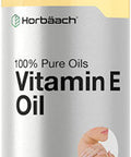 Vitamin E Oil For Skin 30,000 IU | 4 fl oz | 100% Pure Oils | Moisturizing Oil | Non-GMO, Vegetarian | By Horbaach | Packaging May Vary