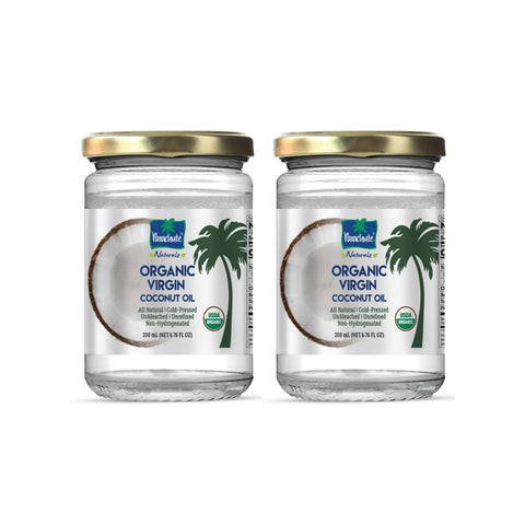 "Parachute Naturalz Organic Virgin Coconut Oil | Cooking Oil, Hair Oil, Body Oil & Oil Pulling | Cold Pressed | Unbleached | Unrefined | Non-Hydrogenated | MCT Oil | USDA Certified | 32 Fl. Oz | Plastic Jar"