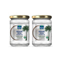 "Parachute Naturalz Organic Virgin Coconut Oil | Cooking Oil, Hair Oil, Body Oil & Oil Pulling | Cold Pressed | Unbleached | Unrefined | Non-Hydrogenated | MCT Oil | USDA Certified |6.7 Fl. Oz. | Glass Jar"