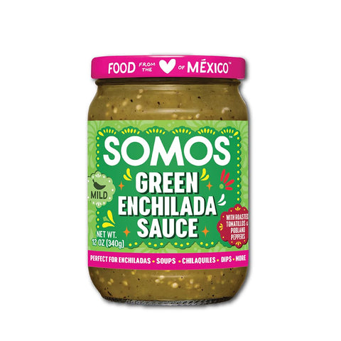 Somos, Enchilada Sauce Green, 12 Ounce