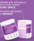 Vegan AminoLean Pre Workout Energy (Acai 25 Servings) with AminoLean Recovery Post Workout Boost (Blue Raspberry 30 Servings)