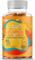 Pumpkin Seed Oil Gummies 4,000 Mg For Hair Growth, Urinary Tract Support, Bladder Control Supplement, Younger Looking Skin & Face, Rich In Omega 3, Omega 6 & Essential Fatty Acids Sugar-Free