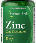 Puritan's Pride Zinc Chelate 50 mg 100 Tablets