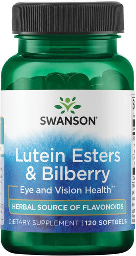 Swanson Lutein & Bilberry 6/20 Milligrams 120 Sgels