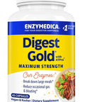 Enzymedica Digest Gold + Atpro Maximum Strength Enzymes 45 Capsules