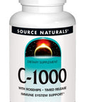 Source s C-1000, With Rose Hips 1000 mg For Immune System Support - 250 Time Release Tablets