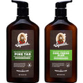 Men's Natural Lotion by Dr. Squatch - Non-Greasy Men's Lotion - 24-hour moisturization hand and body lotion - Made with Shea Butter, Coconut Oil, and Vitamin E - Pine Tar and Cool Fresh Aloe (2 Pack)