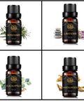 Sandalwood Lavender Rosemary Eucalyptus Essential Oil Set - 100% Pure Organic Aromatherapy Essential Oil 4x10mL/0.33oz