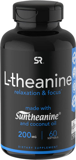 Sports Research Vitamin D3K2 5000iu 100mcg 60ct LTheanine 200mg 60ct Bundle