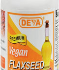 DEVA Vegan Flax Seed Oil,500MG Vegan, 90 VCAP