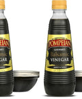 Pompeian Gourmet Balsamic Vinegar - 16 fl oz | Vinegar for Cooking - Sweet and Tangy Flavor for Salad Dressings, Marinades, and Sauces