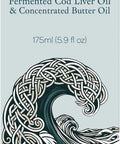 Fermented Cod Liver Oil and Concentrated Butter Oil Natural Source of Fat Soluble Vitamins Health Omega 3 Fats Cold Processed Oils 175ml