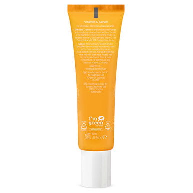 Healthspan Vitamin C Serum (30ml) | Boost Radiance & Smooth Lines & Wrinkles | Triple Source Vitamin C to support collagen formation | With ferulic acid hyaluronic acid and vitamin E | Vegan