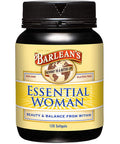 Barleans Essential Woman Oil Blend from Flaxseed Oil with Omega 3 6 9 and GLA NonGMO Gluten Free 120 Softgels